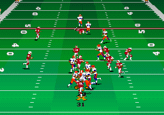 College Football USA 97: The Road to New Orleans screenshot 3 for Sega Genesis